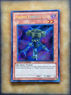 Yugioh Malefic Parallel Gear YMP1-EN003 Secret Rare Limited Edition LP - Image 1