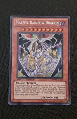 YGO Malefic Rainbow Dragon Secret Bonds Beyond Time Pack LP YMP1-EN005 - Image 1