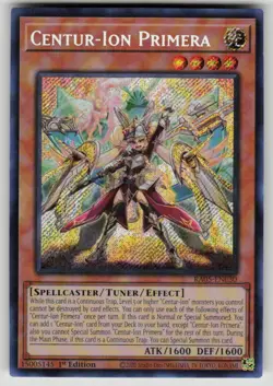 Centur-Ion Primera (Secret Rare) Rarity Collection 5 RA05-EN030 NM Yu-Gi-Oh - Image 1