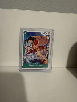 Monkey.D.Luffy PRB02-005 NM Red Bull Double Don!! With Red and Blue Don Card! - Image 3