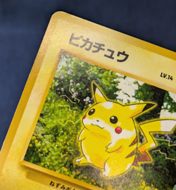 Pikachu No.025 Non Holo Pokemon Card Japanese Jungle Old Back EX/LP K01 - Image 5