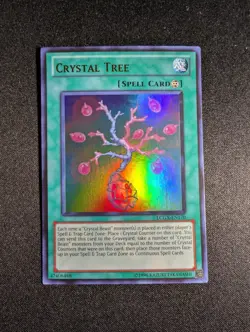Yugioh - Crystal Tree LCGX-EN170 Unlimited Edition Ultra Rare NM - Image 1