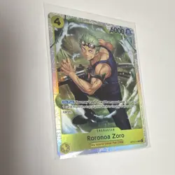 One Piece CCG Roronoa Zoro Character Card OP15-113 R Foil 4 Cost 6000 Power Eng - Image 1