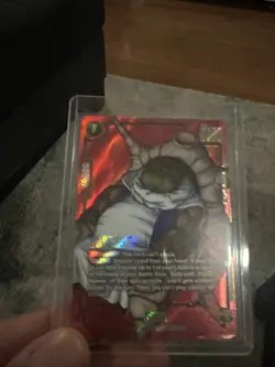 Guru Red Alternate-Art card from the Dragon Ball Super Fusion World SB-02 Manga - Image 1