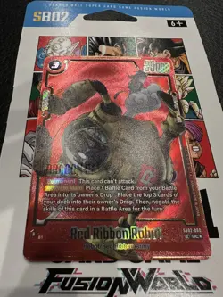 Red Ribbon Robot SB02-060 Alternate Art Manga Booster 02 Dragon Ball Card Englis - Image 5