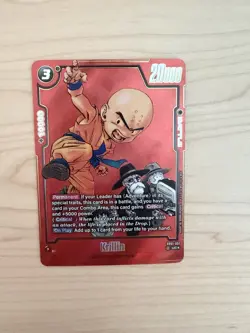 Krillin SB01-051 Alternate Art Manga Booster 01 Dragon Ball Card English Fusion - Image 1