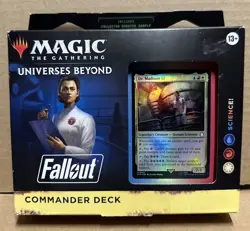 Magic The Gathering: Universes Beyond Science! Fallout Commander Deck NEW/SEALED - Image 1
