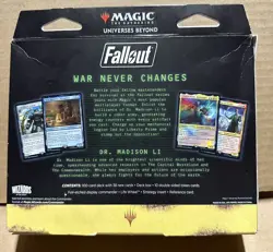 Magic The Gathering: Universes Beyond Science! Fallout Commander Deck NEW/SEALED - Image 2