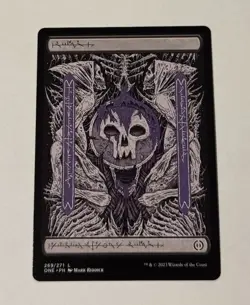 MTG Phyrexian Swamp 269/271 Phyrexia: All Will Be One Full Art Land LP - Image 1