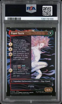 2025 MTG Final Fantasy Terra Magical Adept Artist Borderless FOIL 0323 PSA 10 - Image 2