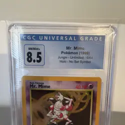 CGC 8.5 Mr. Mime 1999 Jungle 6/64 Holo Pokemon Card - Image 2