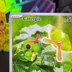 Pokemon Caterpie 172/165 Scarlet & Violet 151 Illustration Rare Holo 2023 - Image 2