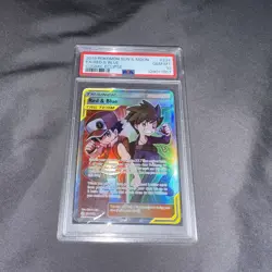 Pokemon Sun & Moon Cosmic Eclipse Full Art Red Blue Tag Team #234 PSA 10 GEM MT - Image 1