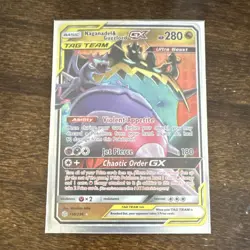 Pokemon Naganadel & Guzzlord GX Ultra Rare Holo 158/236 Sm-Cosmic Eclipse Engli… - Image 1