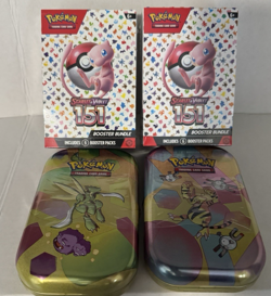 Pokemon TCG Scarlet and Violet 151 Booster Bundle and mini tin lot - Image 1