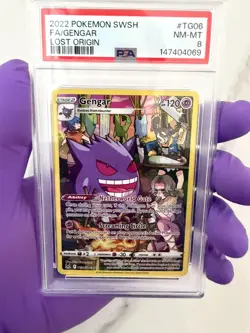 POKEMON GENGAR TG06/TG30 PSA 8 TRAINER GALLERY LOST ORIGIN HOLO MINT - Image 4