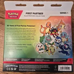 Pokemon First Partner Series 1 Illustration Collection In HAND SEALED - Image 3