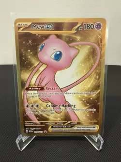 Pokemon Mew EX 205/165 Scarlet & Violet 151 Double Rare Full Art Holo 180 HP - Image 1