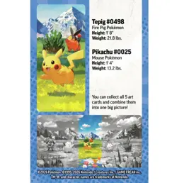 ⚡Pokemon | TCG | Mega Evolution | Ascended Heroes Mini Tin | Pikachu & Tepig⚡ - Image 3