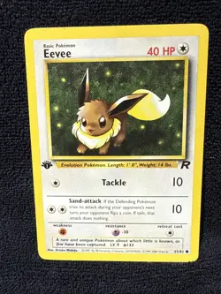 Pokemon TCG Eevee Jungle 51/64 Regular 1st Edition Common - Image 1