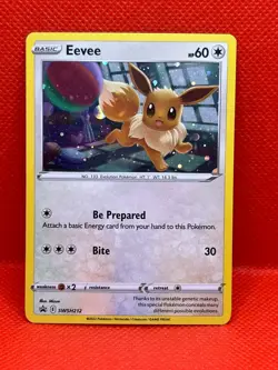 Pokemon Tcg Eevee SWSH212 Holo Sword & Shield Promo - Image 1