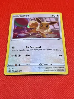 Pokemon Tcg Eevee SWSH212 Holo Sword & Shield Promo - Image 2