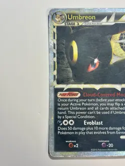 Pokemon TCG Umbreon Prime 86/90 HGSS Undaunted Ultra Rare Holo|Moderately Played - Image 5