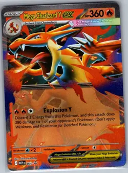 Mega Charizard Y ex 030 ME: Mega Evolution Promo - Pokemon Card - NM - Image 1