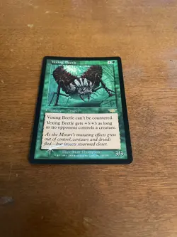 MTG Vexing Beetle FOIL Legions NM - Image 1