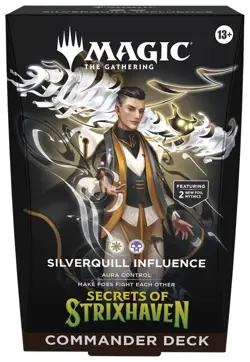 MTG: Secrets of Strixhaven Commander Deck - Silverquill Influence Factory Sealed - Image 1