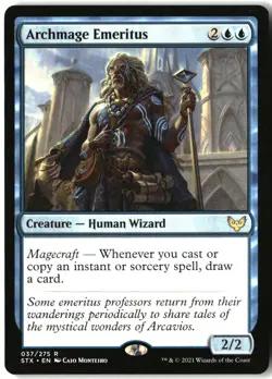 MTG Archmage Emeritus [STX - 37] LP 4-27 - Image 1