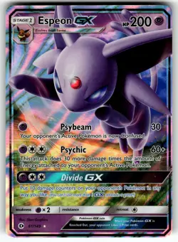 Espeon GX 61/149 Holo Ultra Rare SM Base Set Pokemon Near Mint - Image 1