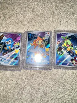 Pokemon TCG MEP Holo Card Lot Piplup Chimchar Turtwig 2026 English - Image 1