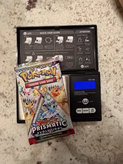 VERY HEAVY!! (22.00g) Pokemon Prismatic Evolutions– Factory Sealed Booster Pack! - Image 1