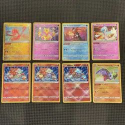 Pokemon TCG Lot Of 8 Radiant Rare Card Greninja Gardevoir Alakazam Hawlucha - Image 1