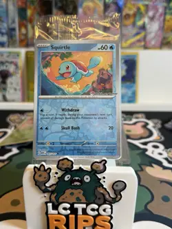 Sealed Squirtle Pokemon Center Exclusive 007/165 Pokemon TCG Promo Near Mint - Image 1