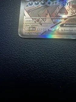 Pokemon TCG Team Rockets Nidoking EX 233/182 Destined Rivals NM Condition - Image 4