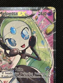 Meloetta EX RC25/RC25 Legendary Treasures Full Art Ultra Rare Pokemon Card DMG - Image 2