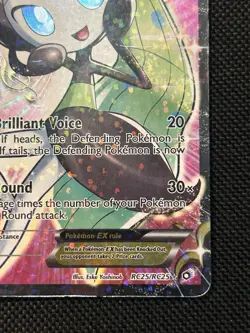 Meloetta EX RC25/RC25 Legendary Treasures Full Art Ultra Rare Pokemon Card DMG - Image 5