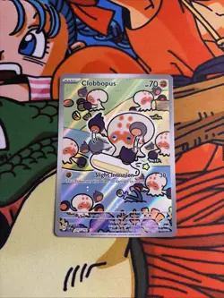 Pokemon Clobbopus Illustration Rare Sv08: Surging Sparks Holo 207/191 - Image 1