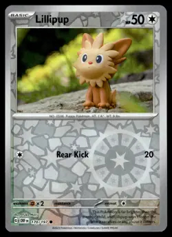 LILLIPUP [FOIL] - 170/197 - OBSIDIAN FLAMES OBF POKEMON SV REVERSE - NM - Image 1