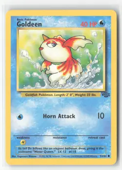 #Goldeen #53/64 Common Lightly played Pokemon - Image 1