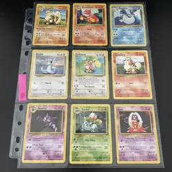 Vintage ⭐Complete Pokemon Base Set Common Uncommon Cards 1999⭐Pokemon Base set - Image 1