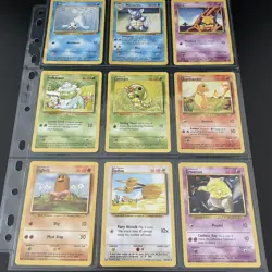 Vintage ⭐Complete Pokemon Base Set Common Uncommon Cards 1999⭐Pokemon Base set - Image 5