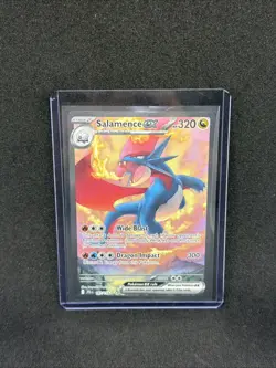 2025 Pokemon Scarlet & Violet Journey Together #187 Salamence ex SIR - Image 1