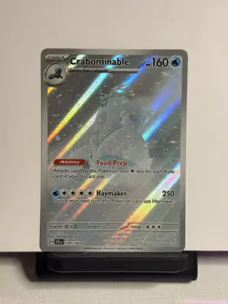 Crabominable 149/142 Stellar Crown Illustration Rare Full Art Pokemon Card NM - Image 1