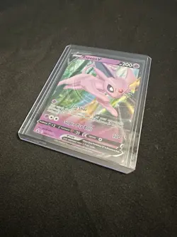 Espeon V SWSH201 - Black Star Promo - Ultra Rare Holo - NM - Pokemon TCG - Image 3