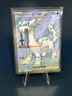 Chien-Pao ex 236/193 Ultra Rare Pokemon Paldea Evolved NM 2x White Star (ash1) - Image 2