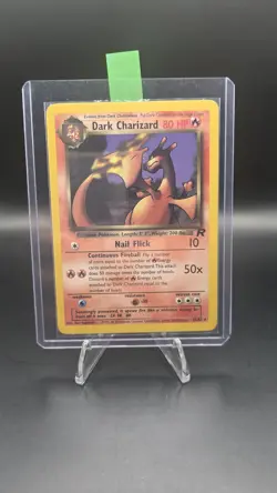 Dark Charizard 21/82 — Near Mint — Team Rocket — Rare Vintage Pokemon Card —WotC - Image 1
