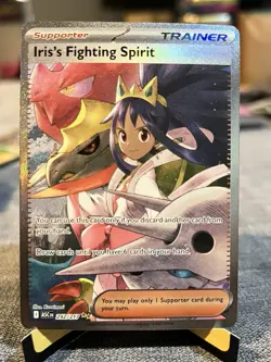 Iris's Fighting Spirit 292 / 217 SIR Pokemon Ascended Heroes NM FRESH PULL - Image 1